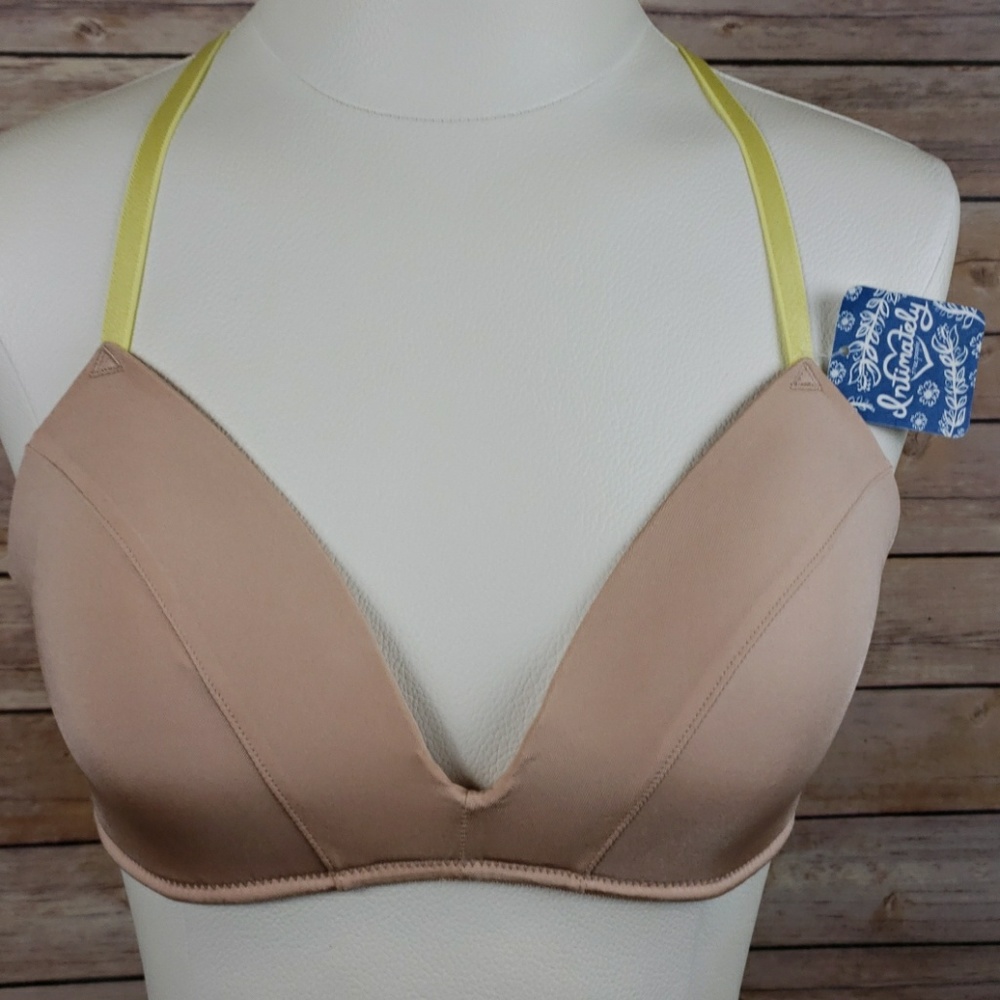 Tan Free People Padded Bras